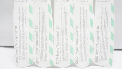 BD 382544 Insyte Autoguard BC Shielded IV Cath 18G x 1.16in 95mL/min(x)-Lot of 5